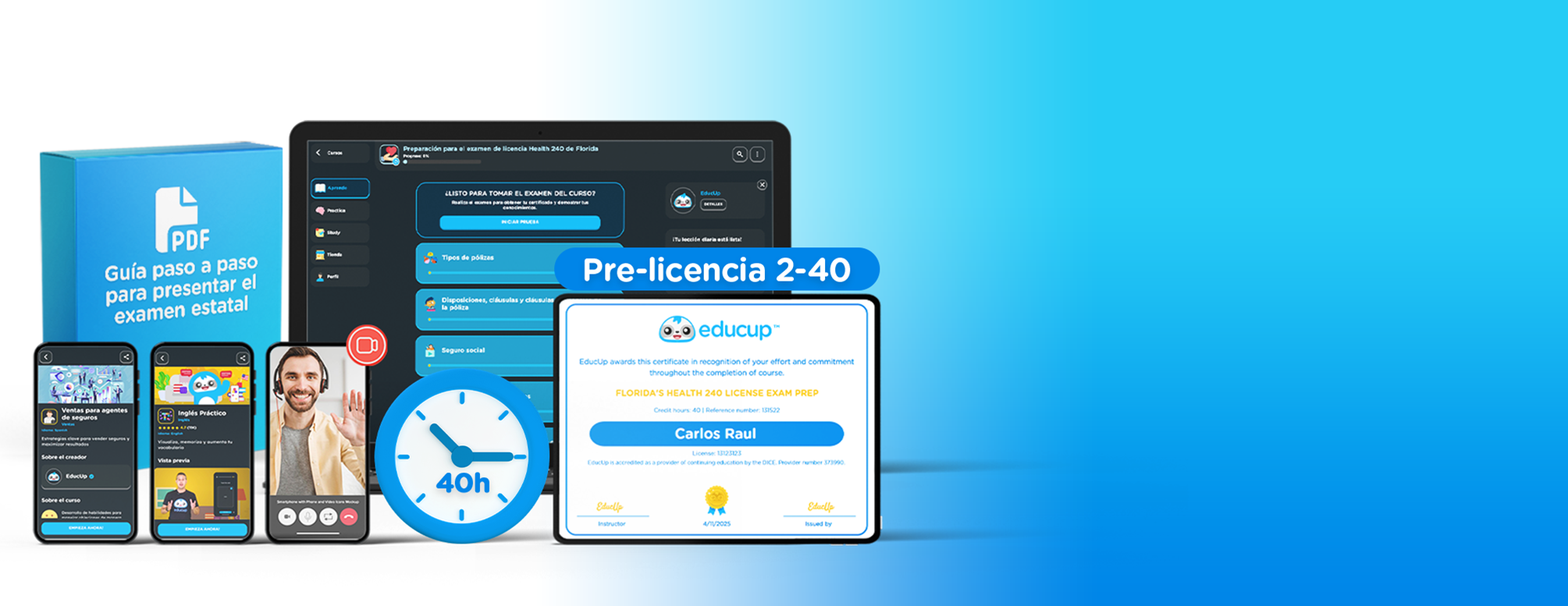 De Cero a tu Primera Venta: Paquete Licencia de Salud Florida